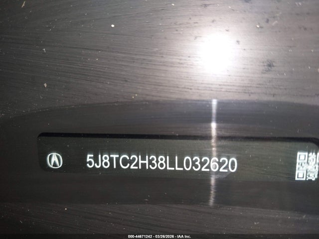Aukcja sprzedaży 2020 Acura Rdx Standard, vin: 5J8TC2H38LL032620, numer aukcji: 44671242