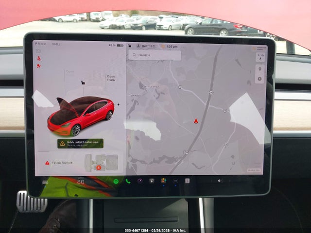 44671354 :رقم المزاد ، 5YJ3E1EB4JF087841 vin ، 2018 Tesla Model 3 Long Range/performance مزاد بيع