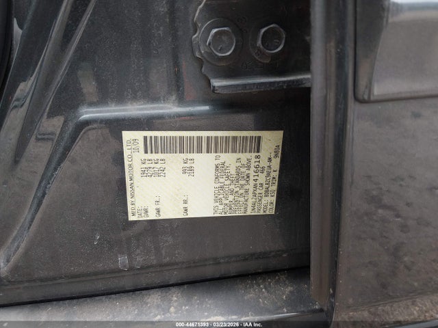 Продаж на аукціоні авто 2010 Nissan Altima 2.5 S, vin: 1N4AL2APXAN416618, номер лоту: 44671393