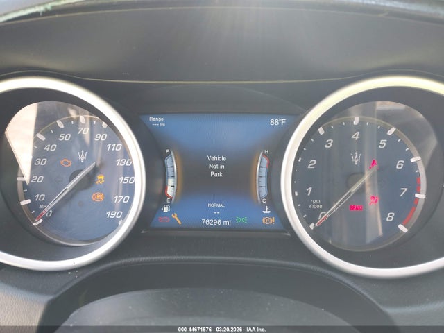 Продажа на аукционе авто 2019 Maserati Ghibli S Q4, vin: ZAM57YTA7K1308523, номер лота: 44671576