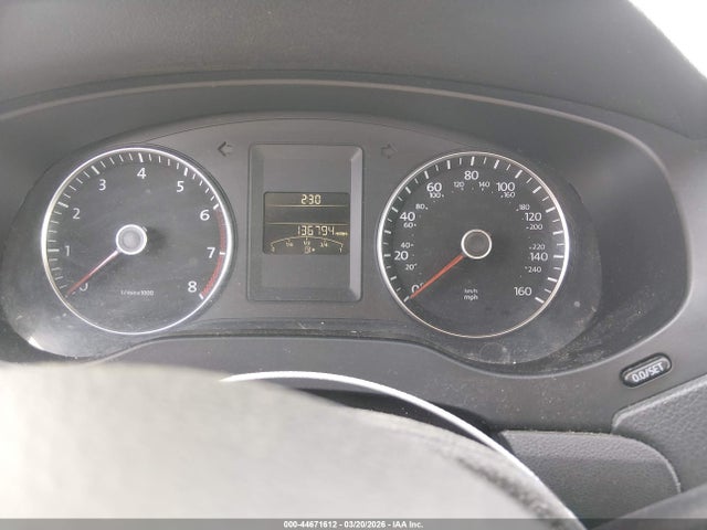 2013 Volkswagen Jetta 2.5l Se მანქანა იყიდება აუქციონზე, vin: 3VWDP7AJ9DM408672, აუქციონის ნომერი: 44671612