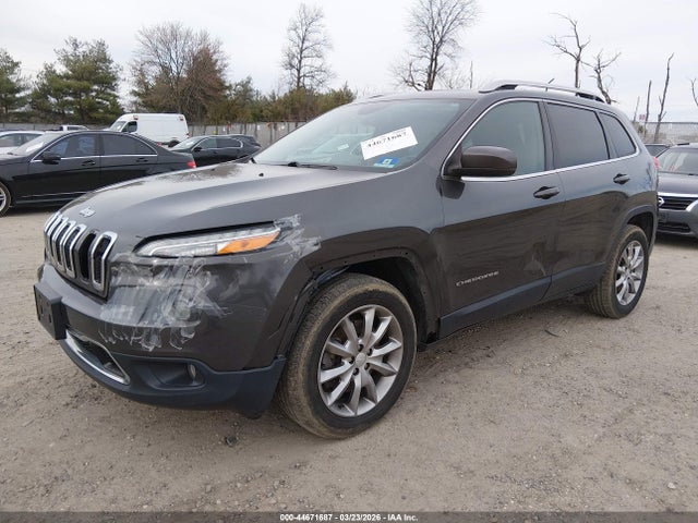 44671687 :رقم المزاد ، 1C4PJMDB9JD551200 vin ، 2018 Jeep Cherokee Limited 4x4 مزاد بيع