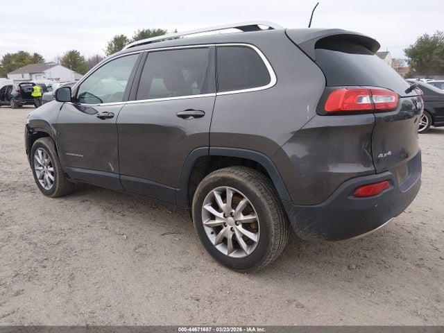 44671687 :رقم المزاد ، 1C4PJMDB9JD551200 vin ، 2018 Jeep Cherokee Limited 4x4 مزاد بيع