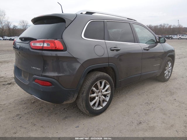 44671687 :رقم المزاد ، 1C4PJMDB9JD551200 vin ، 2018 Jeep Cherokee Limited 4x4 مزاد بيع