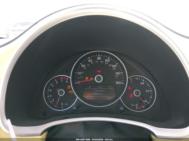 2012 Volkswagen Beetle 2.5l მანქანა იყიდება აუქციონზე, vin: 3VWJP7AT4CM665421, აუქციონის ნომერი: 44671696