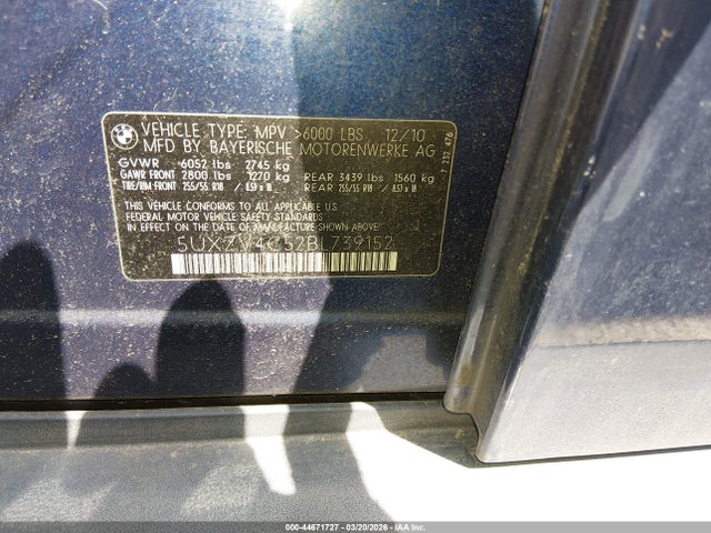 2011 BMW X5 5uxzv4c52bl739152 Photo 8