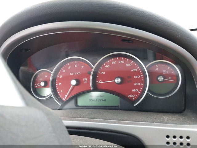 Продаж на аукціоні авто 2005 Pontiac Gto, vin: 6G2VX12UX5L353530, номер лоту: 44671827