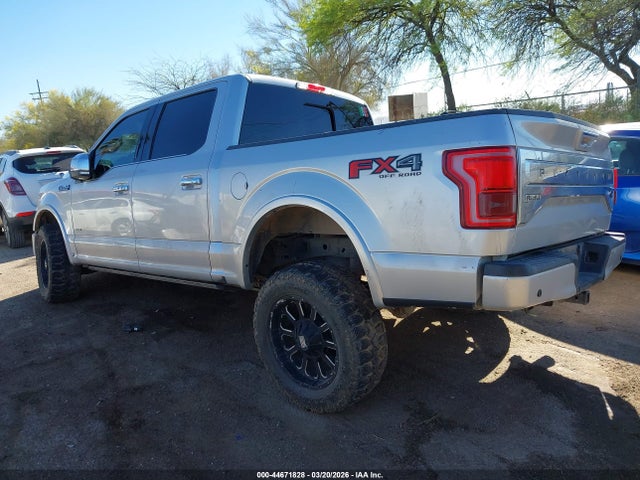 2015 Ford F-150 Platinum მანქანა იყიდება აუქციონზე, vin: 1FTEW1EG3FFC76386, აუქციონის ნომერი: 44671828