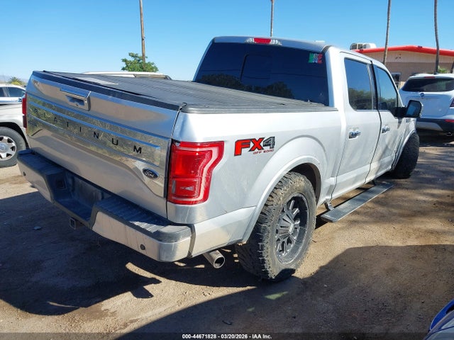 2015 Ford F-150 Platinum მანქანა იყიდება აუქციონზე, vin: 1FTEW1EG3FFC76386, აუქციონის ნომერი: 44671828