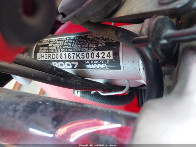 Продаж на аукціоні авто 2007 Honda Xr650 L, vin: JH2RD06167K500424, номер лоту: 44671872