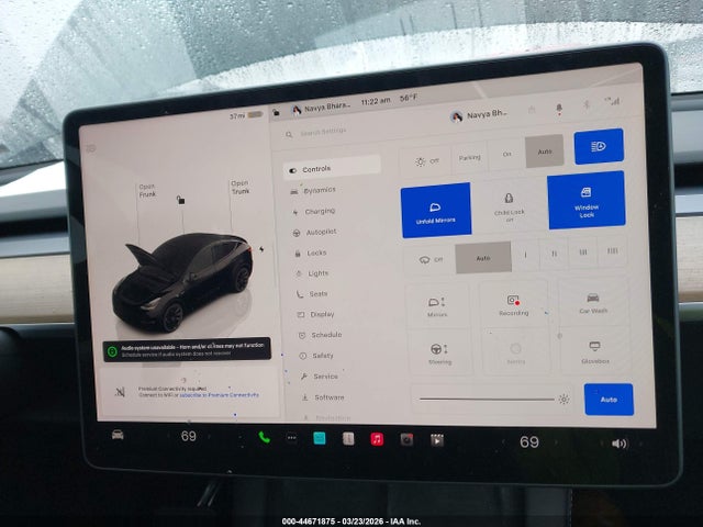 Aukcja sprzedaży 2022 Tesla Model Y Long Range Dual Motor All-wheel Drive, vin: 7SAYGDEE5NA007111, numer aukcji: 44671875