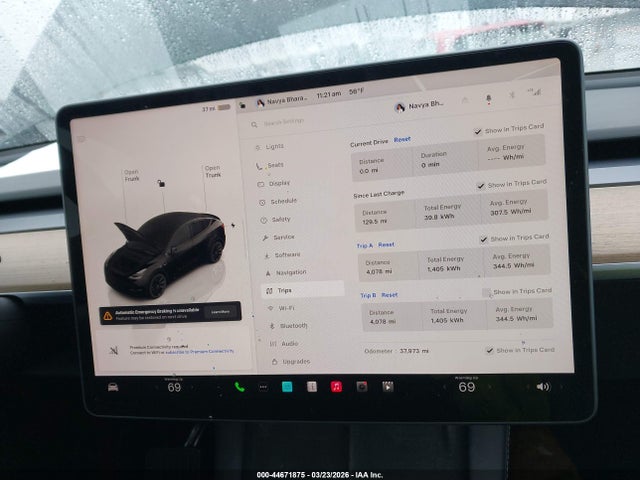 Aukcja sprzedaży 2022 Tesla Model Y Long Range Dual Motor All-wheel Drive, vin: 7SAYGDEE5NA007111, numer aukcji: 44671875