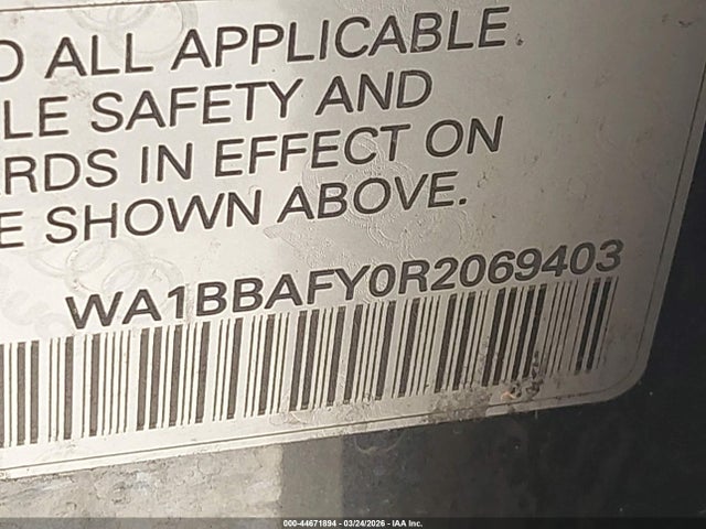 2024 AUDI Q5 WA1BBAFY0R2069403 Photo 8