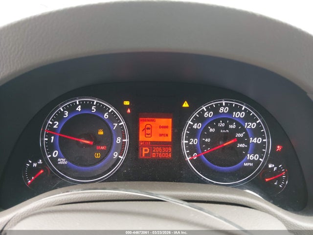 2009 Infiniti G37x მანქანა იყიდება აუქციონზე, vin: JNKCV61F89M052761, აუქციონის ნომერი: 44672061