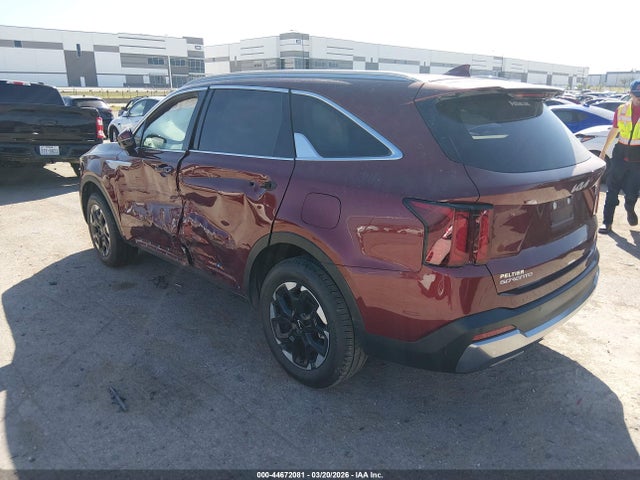2025 Kia Sorento S მანქანა იყიდება აუქციონზე, vin: 5XYRLDJC7SG332951, აუქციონის ნომერი: 44672081
