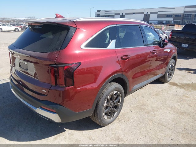 2025 Kia Sorento S მანქანა იყიდება აუქციონზე, vin: 5XYRLDJC7SG332951, აუქციონის ნომერი: 44672081