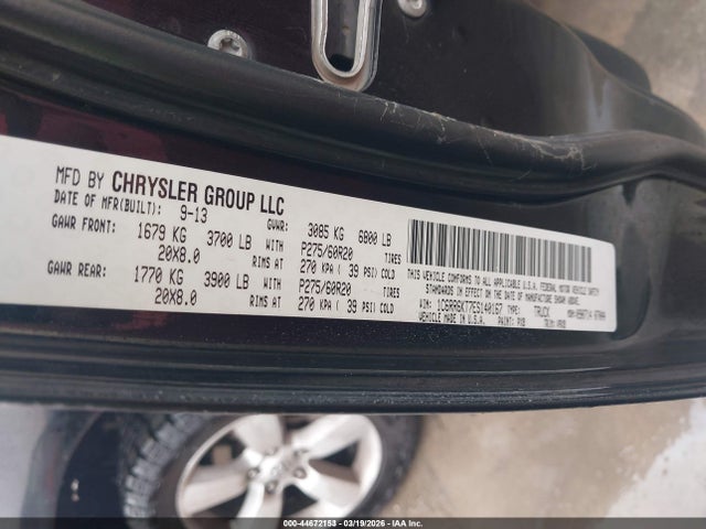Продажа на аукционе авто 2014 Ram 1500 Express, vin: 1C6RR6KT7ES140167, номер лота: 44672153