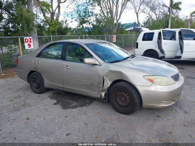 2004 TOYOTA CAMRY 4T1BE30K34U838000