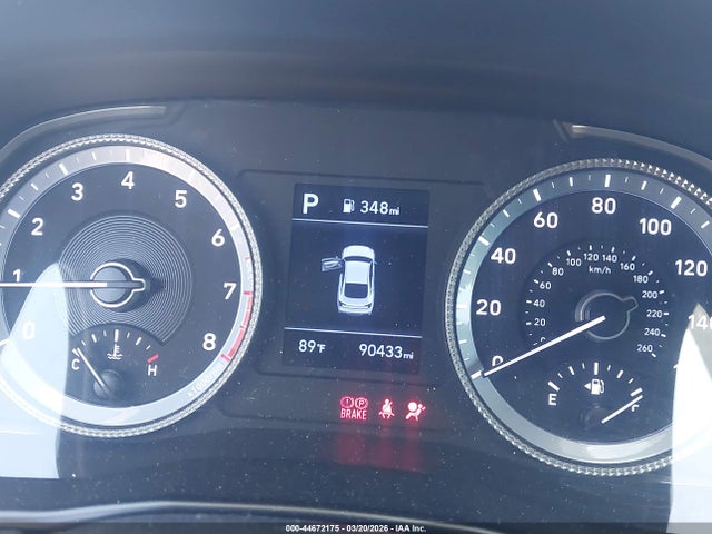 2020 Hyundai Sonata Se მანქანა იყიდება აუქციონზე, vin: 5NPEG4JA9LH042240, აუქციონის ნომერი: 44672175