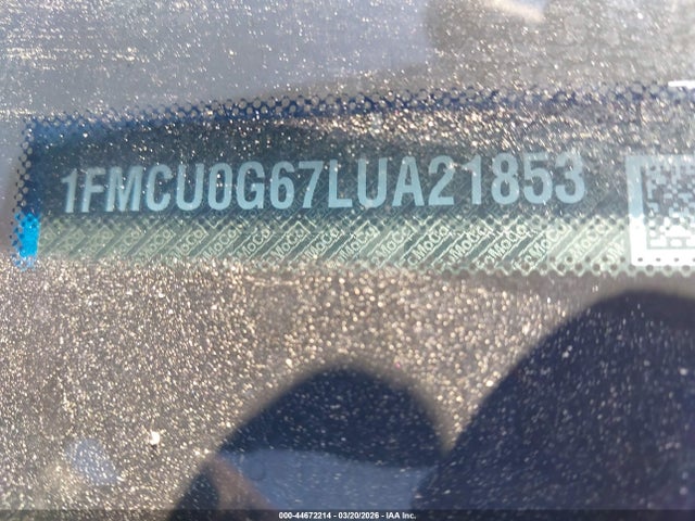 1FMCU0G67LUA21853 Ford ESCAPE SE