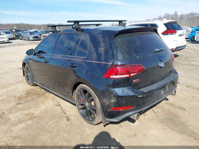44672217 :رقم المزاد ، 3VW6T7AU4KM006683 vin ، 2019 Volkswagen Golf Gti 2.0t Autobahn/2.0t Rabbit Edition/2.0t S/2.0t Se مزاد بيع