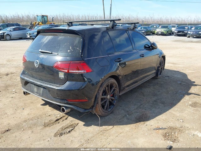 44672217 :رقم المزاد ، 3VW6T7AU4KM006683 vin ، 2019 Volkswagen Golf Gti 2.0t Autobahn/2.0t Rabbit Edition/2.0t S/2.0t Se مزاد بيع
