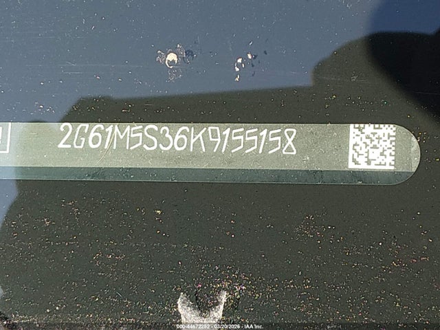 2019 CADILLAC XTS 2G61M5S36K9155158 Photo 8