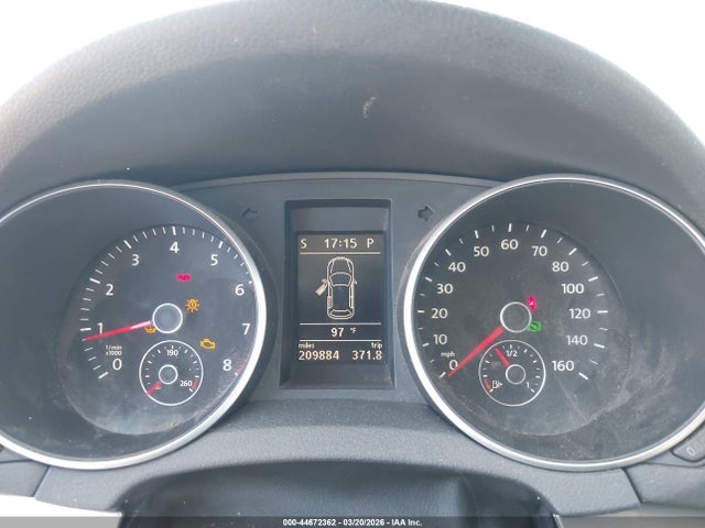 2012 Volkswagen Golf 2.5l 4-door მანქანა იყიდება აუქციონზე, vin: WVWDB7AJ2CW274507, აუქციონის ნომერი: 44672362