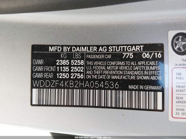 2017 MERCEDES-BENZ E 300 WDDZF4KB2HA054536 Photo 8