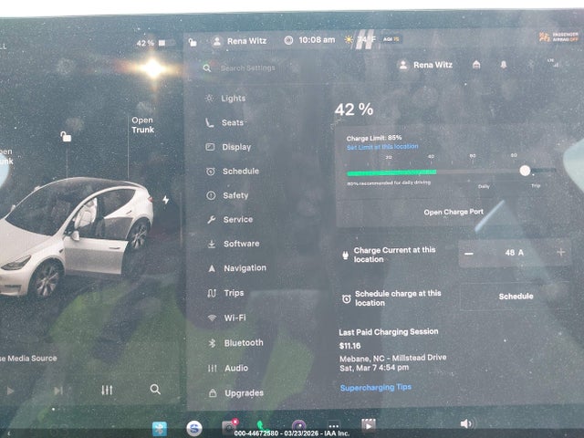 2023 Tesla Model Y Awd/long Range Dual Motor All-wheel Drive მანქანა იყიდება აუქციონზე, vin: 7SAYGDEE8PF771086, აუქციონის ნომერი: 44672580