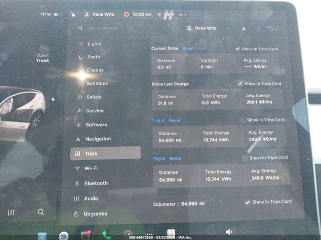 2023 Tesla Model Y Awd/long Range Dual Motor All-wheel Drive მანქანა იყიდება აუქციონზე, vin: 7SAYGDEE8PF771086, აუქციონის ნომერი: 44672580