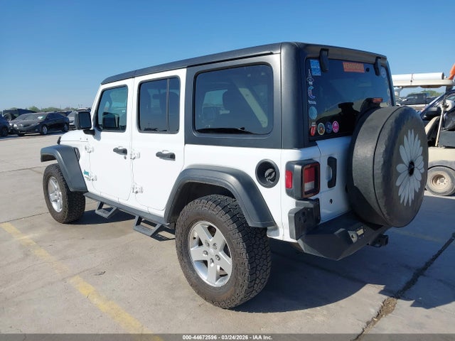 44672596 :رقم المزاد ، 1C4HJXDN5KW634662 vin ، 2019 Jeep Wrangler Unlimited Sport S 4x4 مزاد بيع