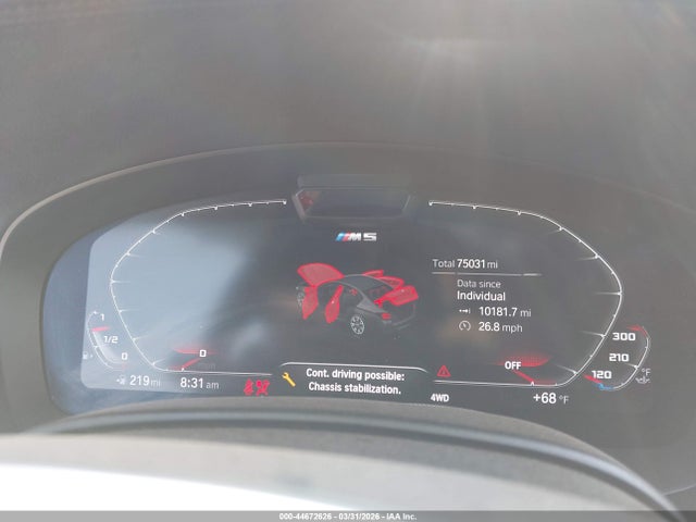 Aukcja sprzedaży 2021 Bmw M5, vin: WBS83CH07MCG48015, numer aukcji: 44672626