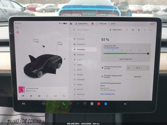 Aukcja sprzedaży 2022 Tesla Model 3 Rear-wheel Drive, vin: 5YJ3E1EA8NF142935, numer aukcji: 44672641