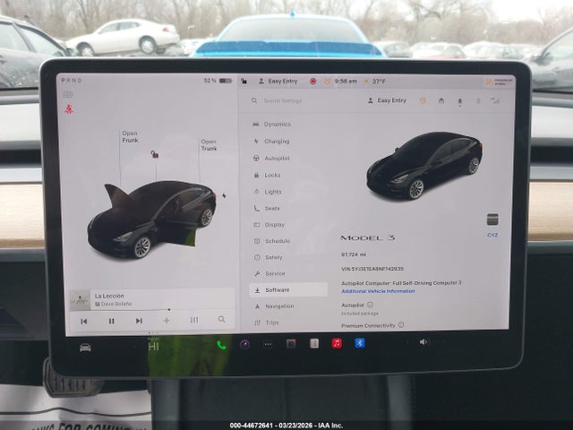 Aukcja sprzedaży 2022 Tesla Model 3 Rear-wheel Drive, vin: 5YJ3E1EA8NF142935, numer aukcji: 44672641
