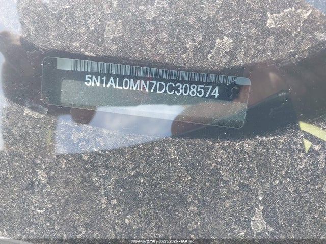 Продажа на аукционе авто 2013 Infiniti Jx35, vin: 5N1AL0MN7DC308574, номер лота: 44672718