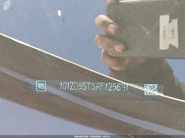 Продажа на аукционе авто 2024 Chevrolet Malibu Fwd 1lt, vin: 1G1ZD5ST3RF125691, номер лота: 44672805