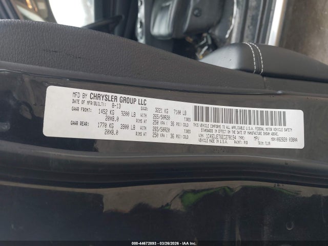 Aukcja sprzedaży 2014 Dodge Durango Citadel, vin: 1C4SDJET6EC278154, numer aukcji: 44672893