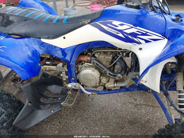 2018 Yamaha Yfz450 R მანქანა იყიდება აუქციონზე, vin: 5Y4AJ6936JA100270, აუქციონის ნომერი: 44672911