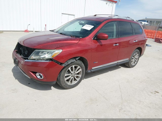 Продажа на аукционе авто 2014 Nissan Pathfinder Hybrid Sl, vin: 5N1CR2MM6EC652795, номер лота: 44672993