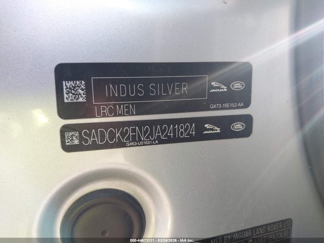 2018 JAGUAR F-PACE SADCK2FN2JA241824 Photo 8
