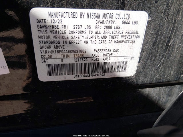 JN1BF0AA9RM431802 Nissan Ariya Venture+