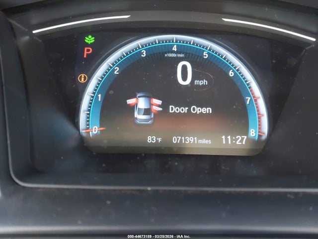 44673189 :رقم المزاد ، 19XFC2F6XLE007770 vin ، 2020 Honda Civic Lx مزاد بيع