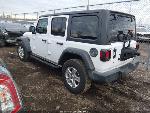 44673190 :رقم المزاد ، 1C4HJXDNXKW575365 vin ، 2019 Jeep Wrangler Unlimited Sport S 4x4 مزاد بيع