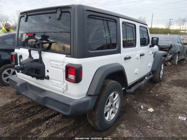 44673190 :رقم المزاد ، 1C4HJXDNXKW575365 vin ، 2019 Jeep Wrangler Unlimited Sport S 4x4 مزاد بيع