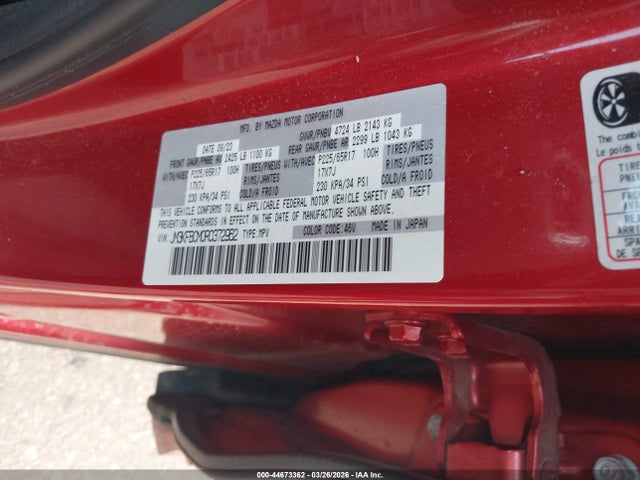 Продажа на аукционе авто 2024 Mazda Cx-5 2.5 S Preferred, vin: JM3KFBCM0R0372962, номер лота: 44673362
