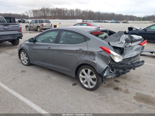 2013 Hyundai Elantra Limited მანქანა იყიდება აუქციონზე, vin: 5NPDH4AE1DH454911, აუქციონის ნომერი: 44673377