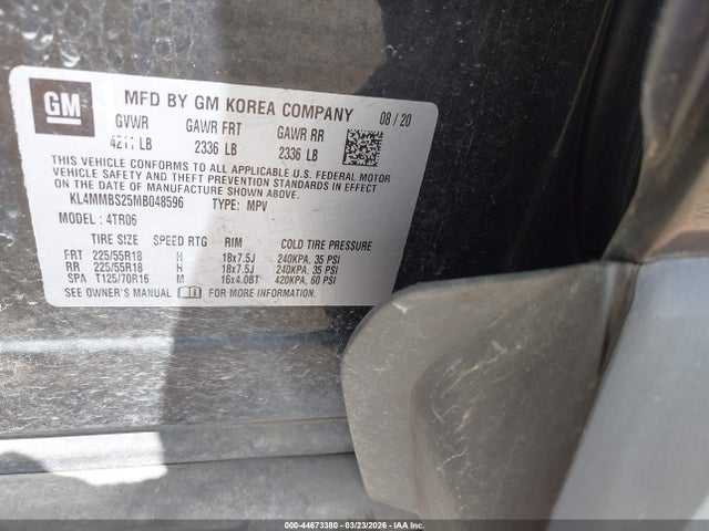 2021 BUICK ENCORE GX KL4MMBS25MB048596 Photo 8