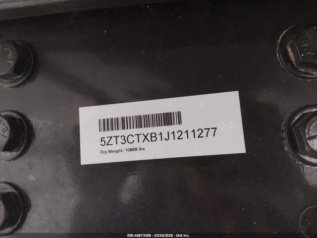 Продаж на аукціоні авто 2018 Cherokee Wolf Pack, vin: 5ZT3CTXB1J1211277, номер лоту: 44673398
