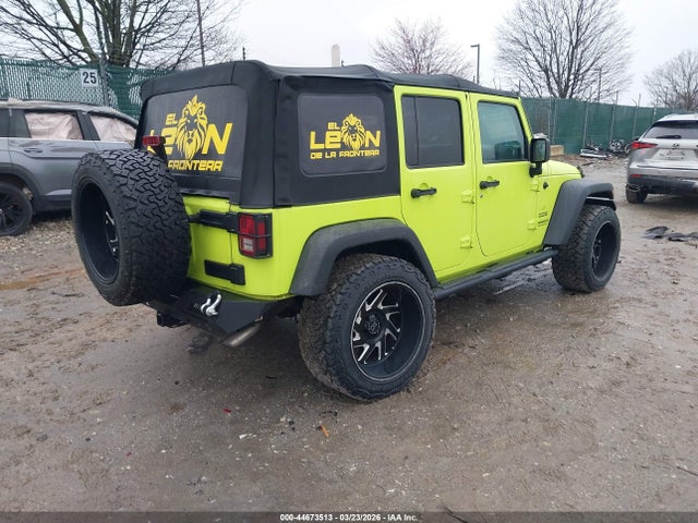 Aukcja sprzedaży 2016 Jeep Wrangler Unlimited Sport, vin: 1C4HJWDG8GL318709, numer aukcji: 44673513